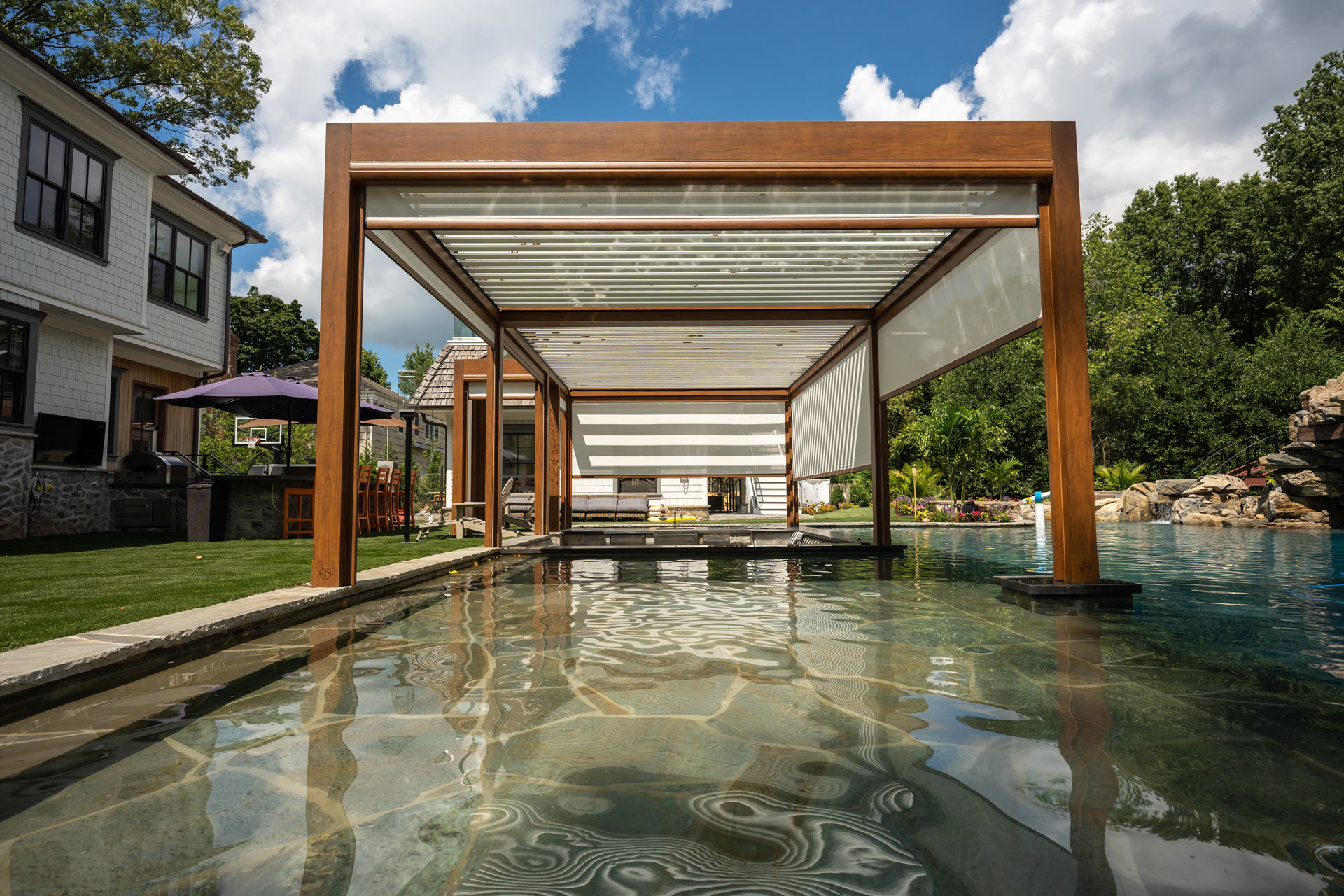 Project Giacopelli, Chatham, NJ Pergola Roof